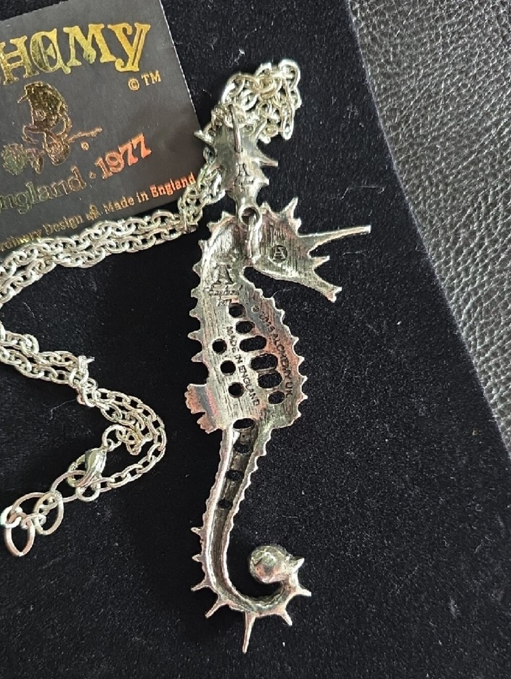 Alchemy of England Aequicorn Pendant Necklace with Blue Gemstones - Picture 3 of 3